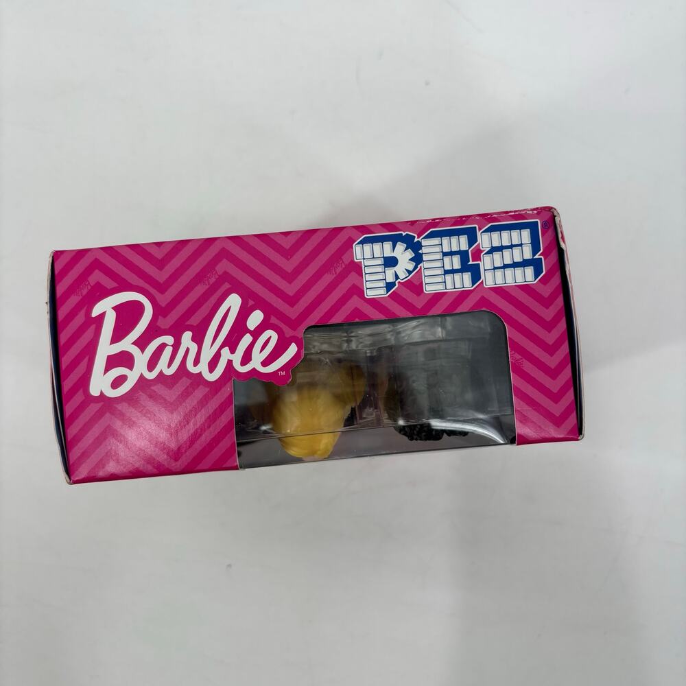 Barbie Twin Box 2024 Set Barbie Gift Pez Dispensers Black & Blond Hair - Picture 4 of 8